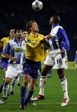 Morten Skoubo i kamp i Espanyols felt. - Foto: Jens Dresling 