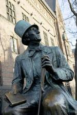 Statuen af H.C. Andersen på Rådhuspladsen i København. - Arkivfoto: Thomas Borberg 