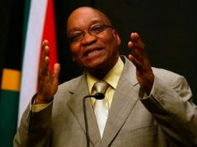Den tidligere vicepræsident i Sydafrika, Jacob Zuma, er sigtet for voldtægt. - Foto: AP 