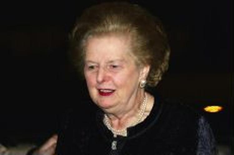 Lægerne vil senere i dag afgøre, om Margaret Thatcher er frisk nok til at blive udskrevet. - Foto: AP 
