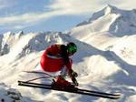 Østrigs Fritz Strobl måtte nøjes med andenpladsen. Førstepladsen snuppede Michael Walchhofer. - Foto: AP 