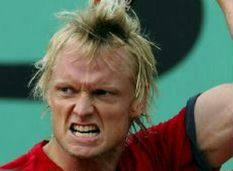 Danmarks tenniskonge Kenneth Carlsen.- Arkivfoto: AP 