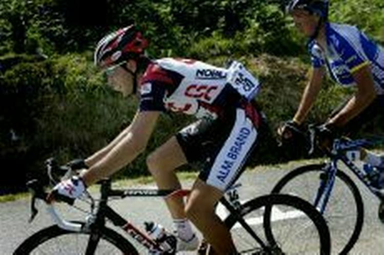 CSC's Carlos Sastre er tilfreds med Vuelta-ruten for 2006 og går efter sejren. - Arkivfoto: Thomas Sjørup 