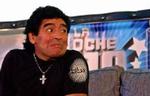 Den legendariske fodboldspiller, Diego maradona, blev anholdt for uroligheder - Foto: AP 