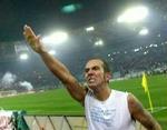 Lazio-spilleren, Paolo Di Canio, afviser, at han skulle være nazist: »Jeg er fascist«, siger han - Foto: AP 