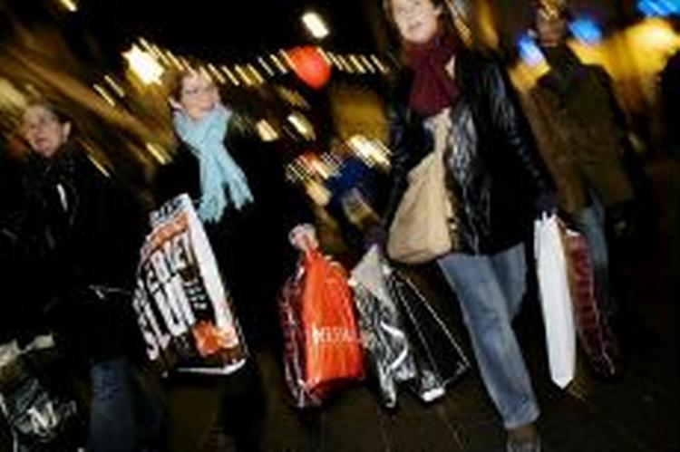 Julehandlende på Strøget. - Arkivfoto: Thomas Borberg 