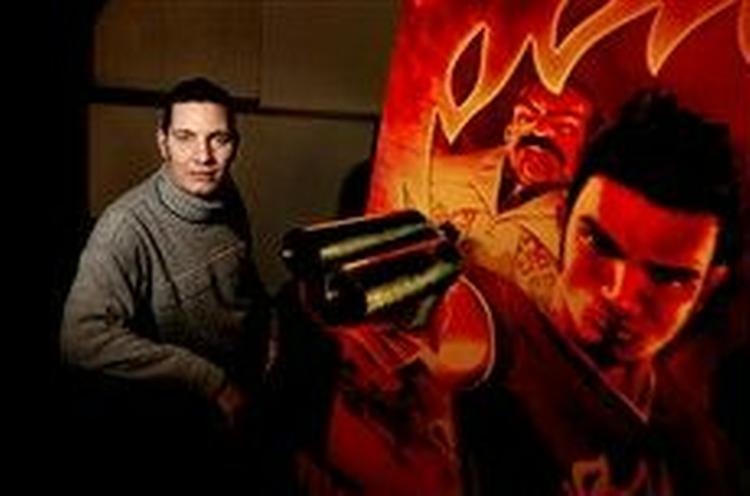 Direktør for Deadline Games Chris Mottes undrer sig over, at staten ikke vil støtte computerspilbranchen med forskningspenge.   Foto: Jacob Ehrbahn 