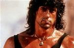 Volden er virkningsløs, når de onde lemlæster de gode. Da Sylvester Stallone som  Rambo  bliver tortureret, er hans eneste tilståelse et »fuck you«. - Foto: DPA/Polfoto 
