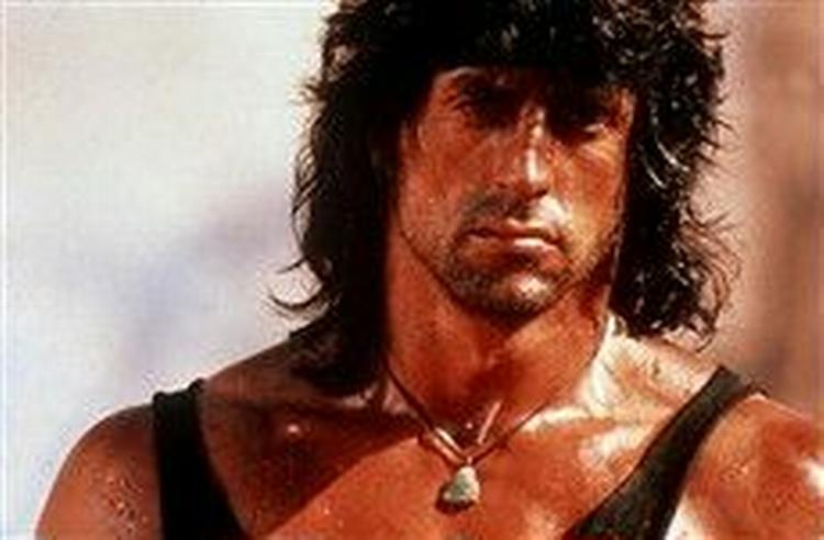Volden er virkningsløs, når de onde lemlæster de gode. Da Sylvester Stallone som  Rambo  bliver tortureret, er hans eneste tilståelse et »fuck you«. - Foto: DPA/Polfoto 