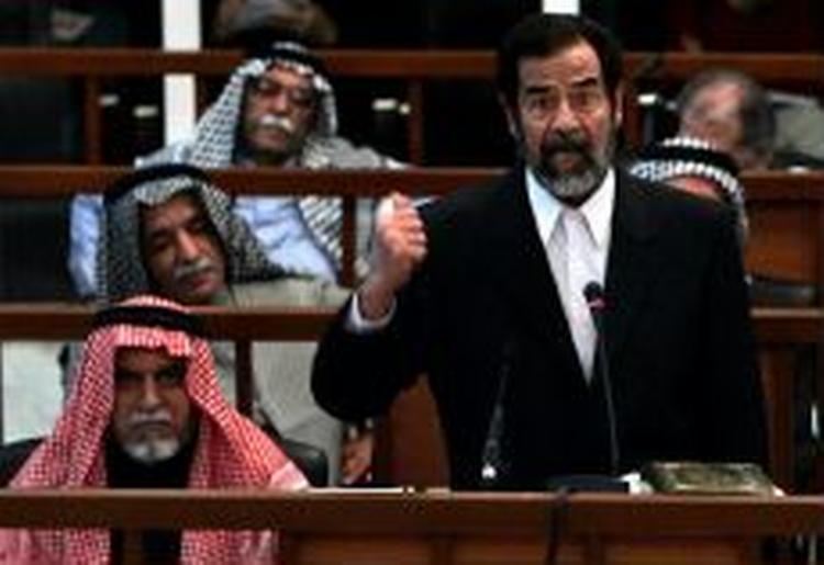 Sagen mod Saddam Hussein har været i gang siden oktober. - Foto: AP 