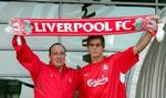 Daniel Agger sammen med sin nye chef Liverpool-manager Rafael Benitez. - Arkivfoto: Thomas Wilmann. 