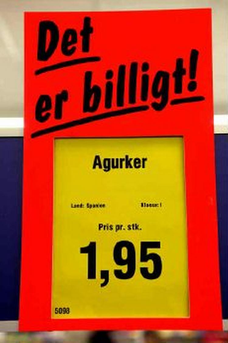 Danskerne er vilde med discount - Foto: Jacob Ehrbahn 