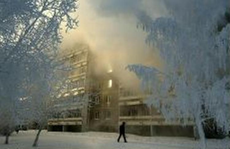 Moskvas gader ligger øde hen det meste af dagen. - Foto: AP 