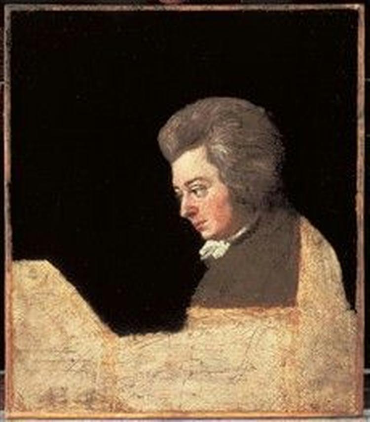 REVIDERET BILLEDE. Ny bog gør op med Mozart-billedet, som vi kender det, og kortlægger nogle af de bare pletter i komponistens liv. Wolfgang Amadeus Mozart, malet af Joseph Lange i 1789.   Foto: Internationale Stiftung Mozarteum 