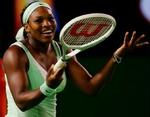 Serena Williams kom aldrig i gang mod Hantuchova. - Foto: AP 