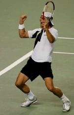 Nicolas Kiefer besejrede Juan Carlos Ferrero i fire sæt. - Foto: AP 