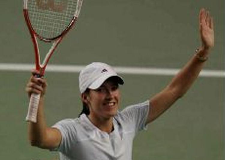 Justine Henin-Hardenne havde ingen problemer mod sin spanske modstander. - Foto: AP 