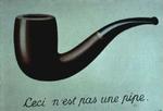 Dette er ikke en kanon - eller er det? Foto: Reprod. af 'Ceci n'est pas une pipe' af René Magritte 