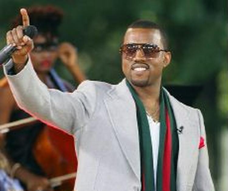 Kanye West under en koncert i New York. - Arkivfoto: AP 