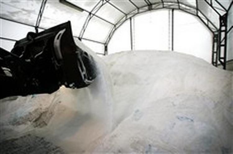 Københavns nordvest-kvarter tærer på de absolut sidste rester af salt, mens vinteren fortsætter. - Foto: Jens Dresling 