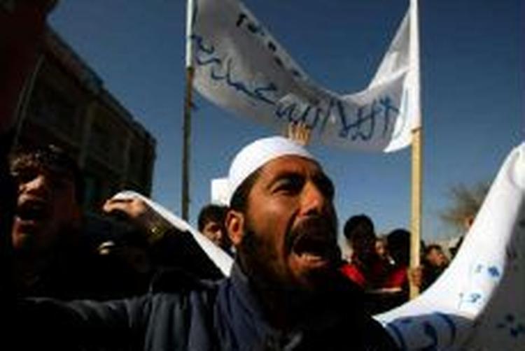 Der har været massevis af demonstrationer i Afghanistan på grund af Muhammed-tegningerne. - Arkivfoto: AP 
