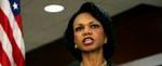 Den amerikanske udenrigsminister Condoleezza Rice siger, at regeringerne må opføre sig snsvarligt, så situationen omkring Muhammed-tegninger ikke kommer ud af kontrol - AP 