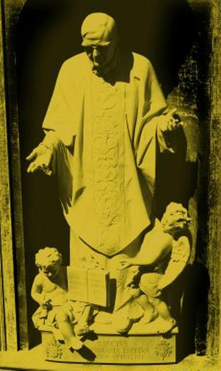 HEMMELIGHEDERNES HERRE. Opus Deis grundlægger Josémaria Escrivá de Balagur står i dag som statue i en niche unden for Peterskirken i Rom. - Foto: D. Stinellis. 
