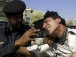 Politiet greb hårdhændet ind over for demonstranter i den pakistanske by Karachi i går. - Foto: AP 