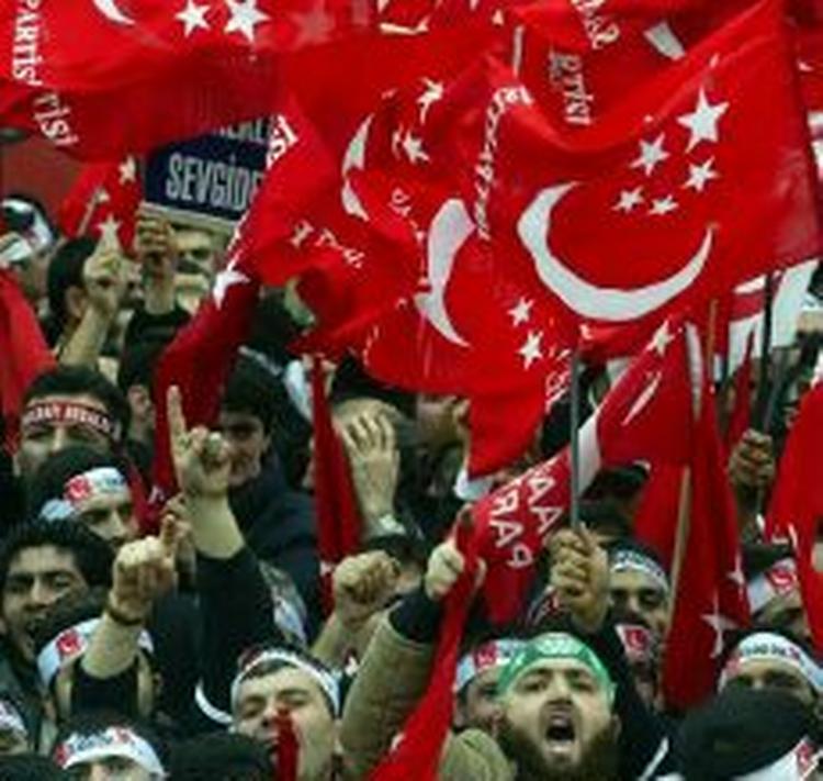 Israel, USA og Danmark var mål for demonstranternes vrede. - Foto: Ap 