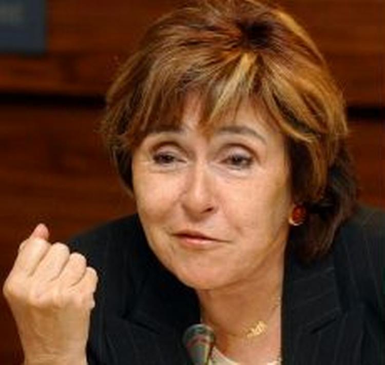 Edith Cresson, der er socialist, var fransk premierminister i tidsrummet 1991-1992. - Arkivfoto: AP 
