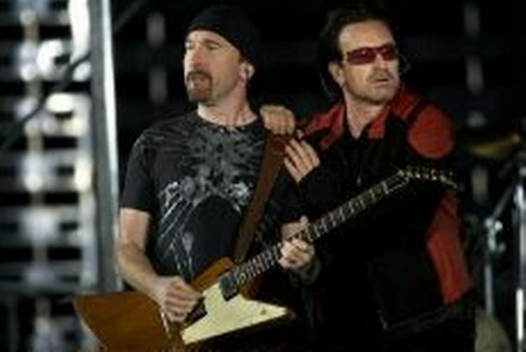 U2 bliver rost for sine sange, der ifølge Amnesty indeholder menneskeretlige budskaber. - Arkivfoto: Jens Dresling 