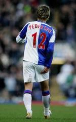 Morten Gamst Pedersen sikrede Blackburn sejren. Senere blev han skiftet ud med en skade. - Foto: AP 