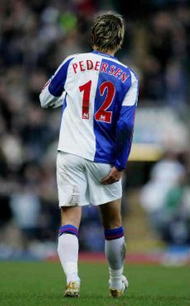 Morten Gamst Pedersen sikrede Blackburn sejren. Senere blev han skiftet ud med en skade. - Foto: AP 