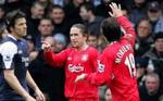 Harry Kewell var manden bag Liverpools enlige mål. - Foto: AP 