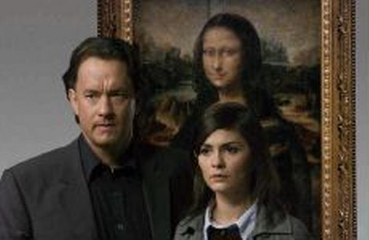 Tom Hanks og Audrey Tautou spiller de to hovedroller i filmatiseringen af 'Da Vinci mystieriet'. Filmens premiere er nu fare på grund af retssagen. - Foto: AP 