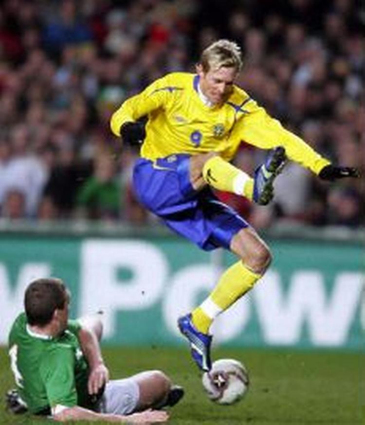 Sveriges Christian Wilhelmsson. - Foto: AP 