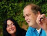 Thomas Koppel med Annisette ved sin side. - Arkivfoto: Rasmus Baaner 
