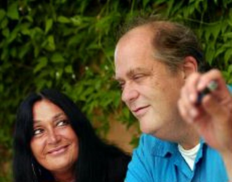 Thomas Koppel med Annisette ved sin side. - Arkivfoto: Rasmus Baaner 