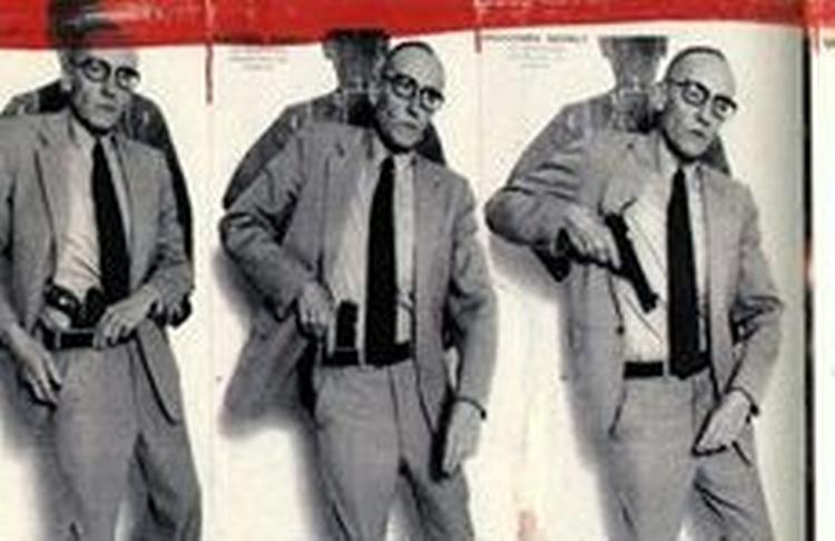 William S. Burroughs som han blev skildret af Simon Jennings i Graham Ceveneys biografi 'Manden de kaldte præst'. 