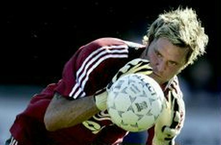 Jesper Christiansen blev redningsmand for FCK i straffesparkskonkurrencen mod Hammarby. - Foto: Jacob Ehrbahn 
