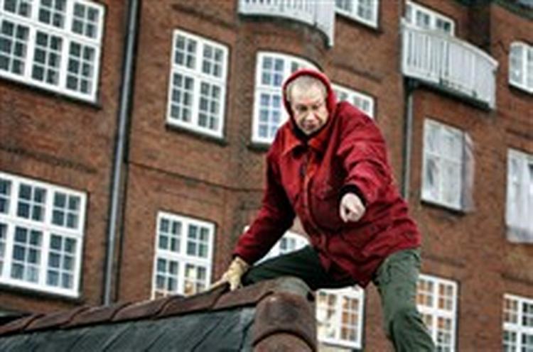 Nils Malmros under optagelserne til 'Kærestesorger'. - Foto: Rasmus Baaner 