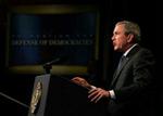 USA' s præsident Bush anklager nu Iran for at producere bombedele til irakiske oprørere - Foto: AP 