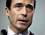 Statsminister Anders Fogh Rasmussen gled på dagens pressemøde af på voldsomme angreb fra Marianne Jelved (Rad.) - Arkivfoto: Miriam Dalsgaard 