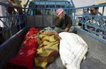 De dræbte blev kørt til et hospital i byen Tikrit nord for Bagdad. - Foto: AP 
