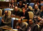 Den amerikanske deligation stemte i dag imod en ny FN-resolution om menneskerettigheder. - Foto: AP 