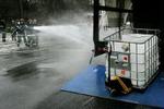 En gunstig vindretning var med til at forhindre alvorligere følger af saltsyrelækket. - Foto: Martin Bubandt 