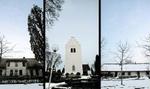 Midterst: Kirken i Sengeløse. Til venstre ses præstegården, mens præsten bor i parcelhuset til højre. - Fotos: Joachim AdrianA! 