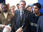»Jeg vil sørge for, at møder mellem mennesker bliver en central del af det Arabiske Initiativ, som regeringen har sat i gang«, sagde Per Stig Møller. - Foto: Localeyes 
