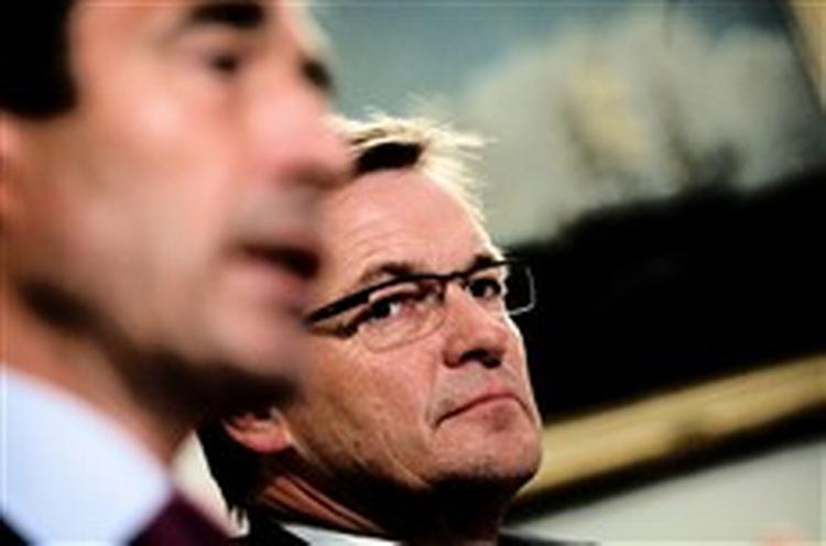 Erhvervslederne Niels Due Jensen og Lars Kolind angriber igen regeringen - Foto: Joachim Adrian 