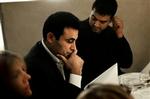 Ni minutter var Naser Khader til stede under prisoverrækkelsen. - Foto: Peter Hove Olesen 